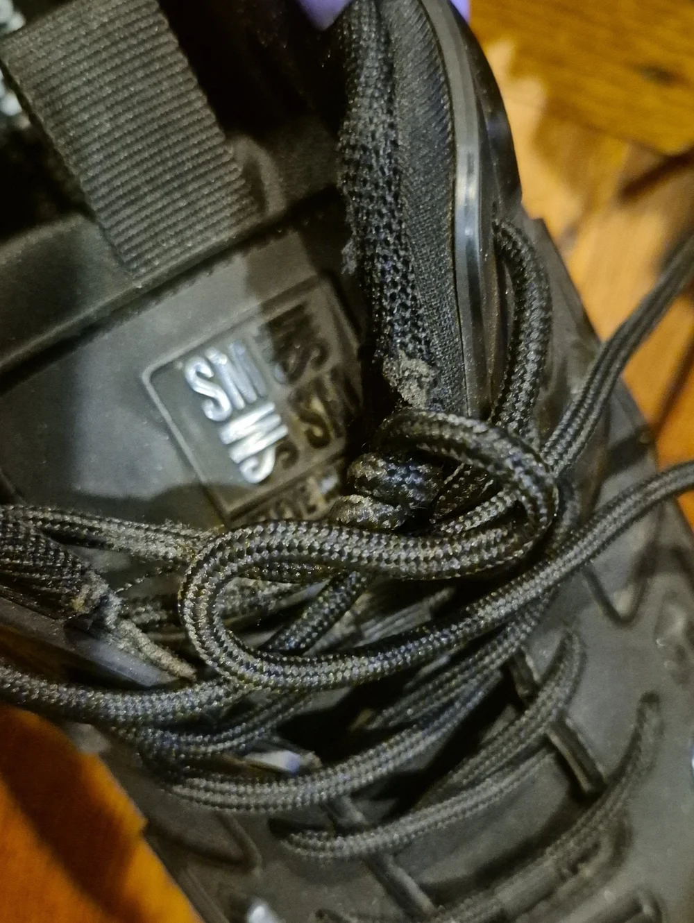 Steve Madden Men's Black Chunky Tactical Runner Sneakers